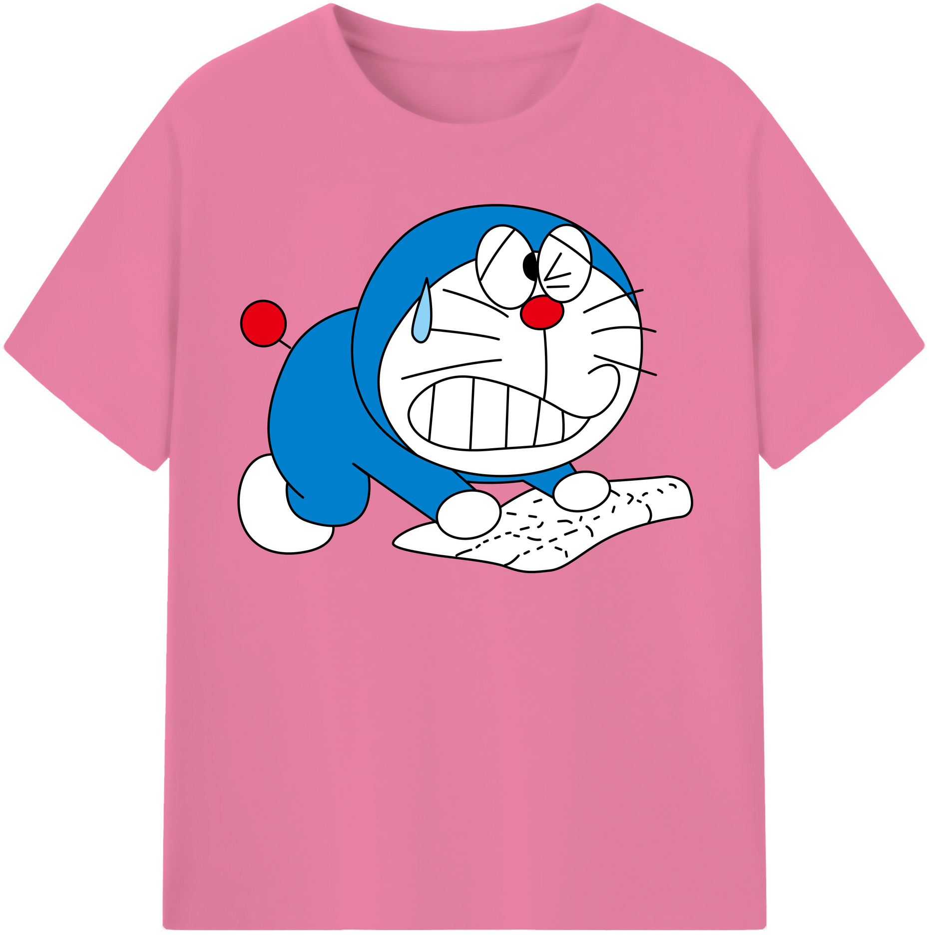 （画像用） ドラえもん Doraemon 綿100％半袖Tシャツ（フロントプリント）